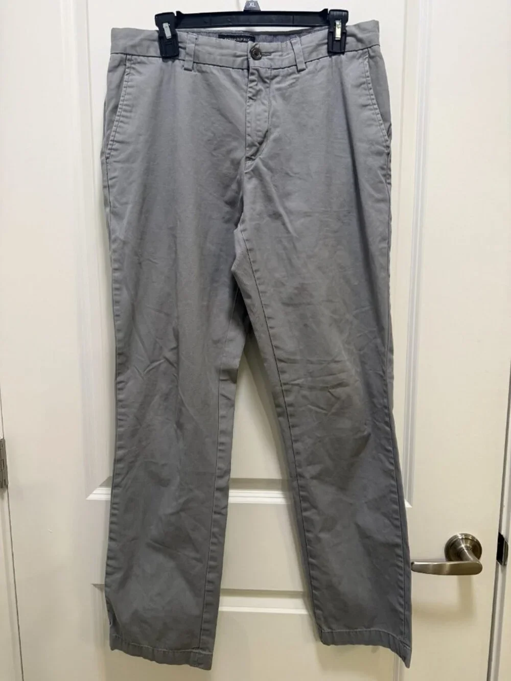 Banana Republic Gray Aiden Slim Fit Chino Pants Men's Sz 33x34